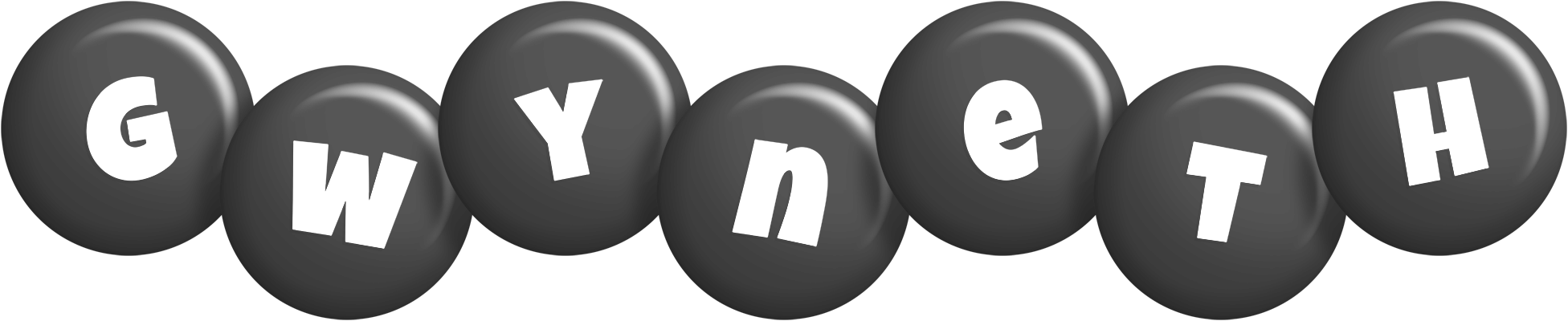 Gwyneth candy-black logo