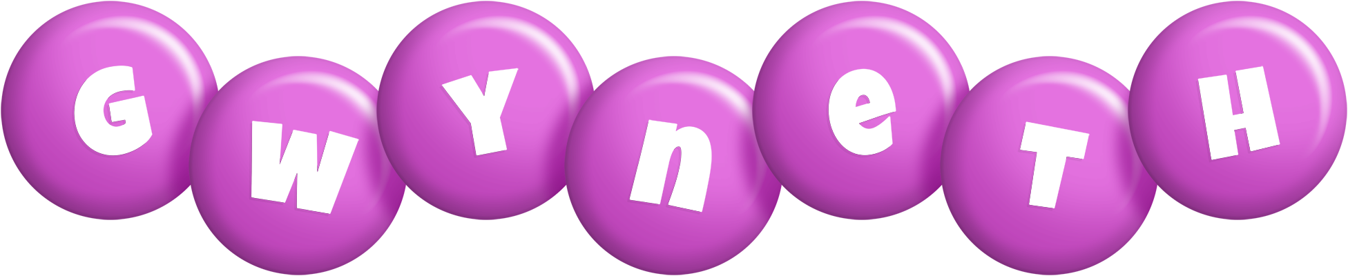 Gwyneth candy-purple logo