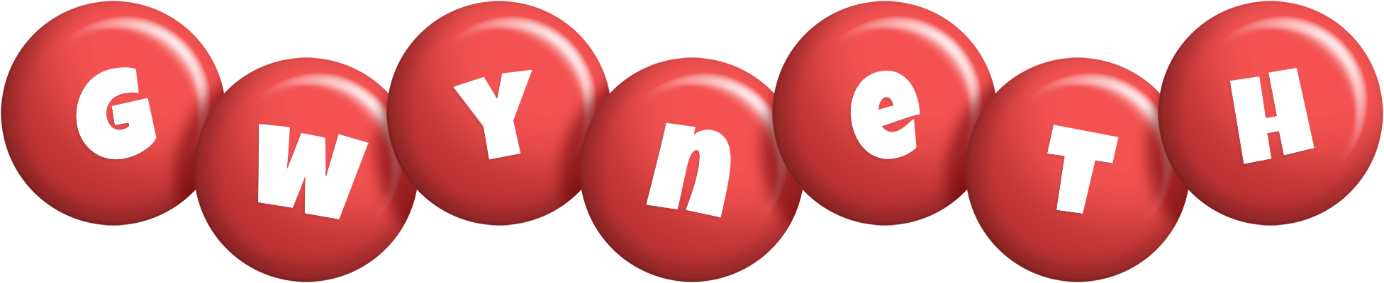 Gwyneth candy-red logo