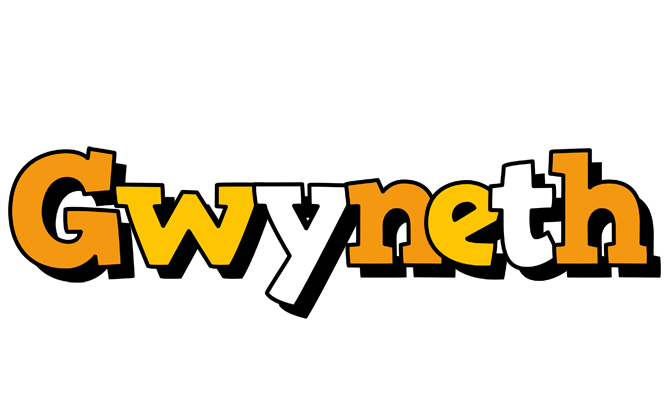 Gwyneth cartoon logo