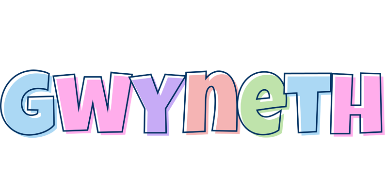 Gwyneth pastel logo