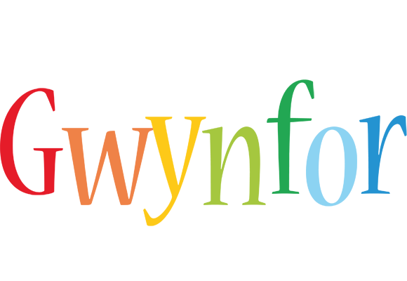 Gwynfor birthday logo