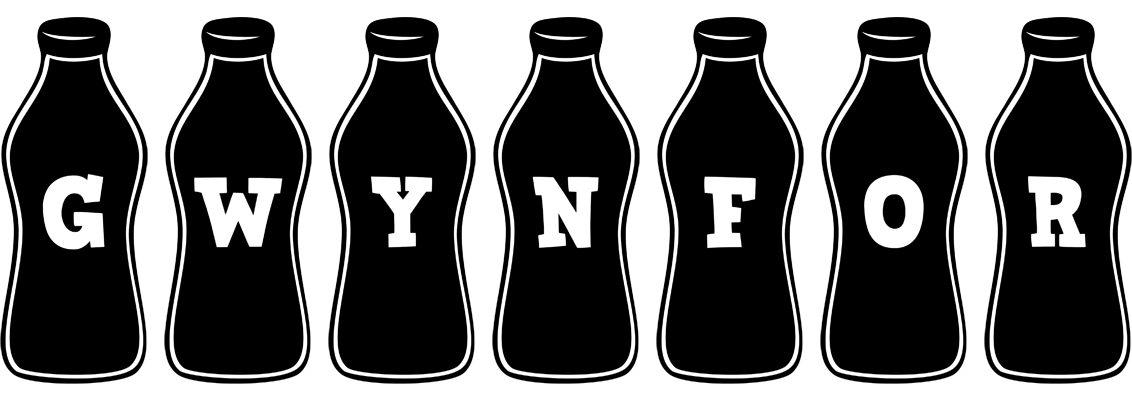 Gwynfor bottle logo