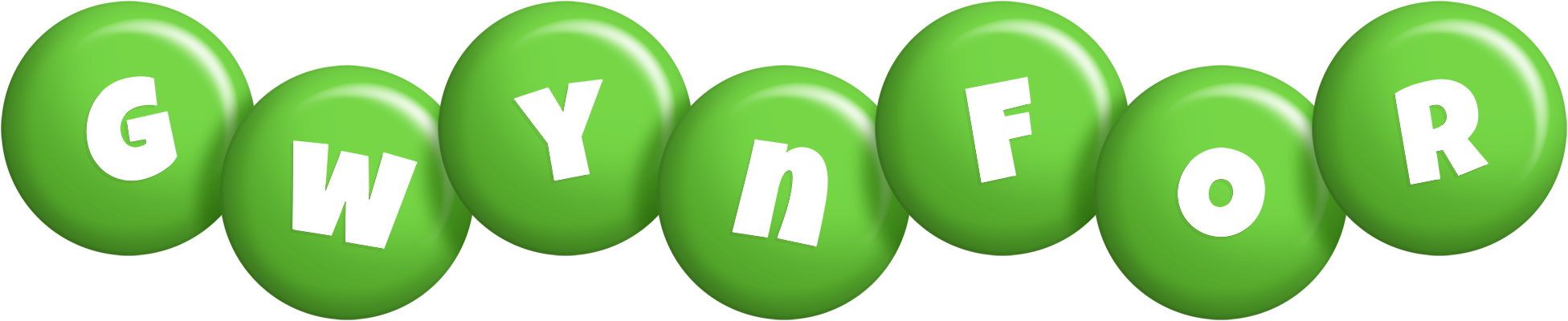 Gwynfor candy-green logo