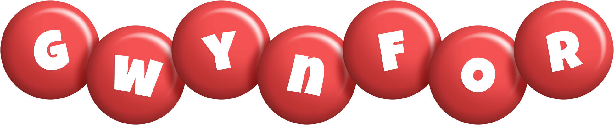 Gwynfor candy-red logo
