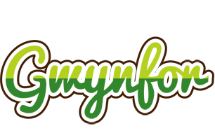 Gwynfor golfing logo