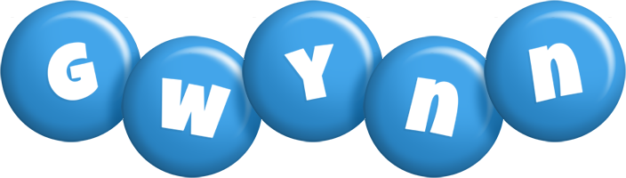 Gwynn candy-blue logo