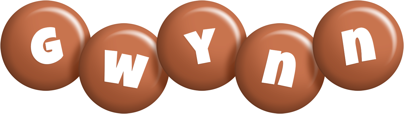 Gwynn candy-brown logo