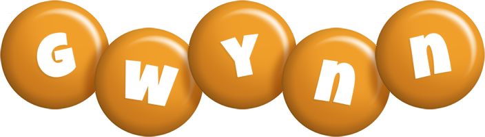 Gwynn candy-orange logo