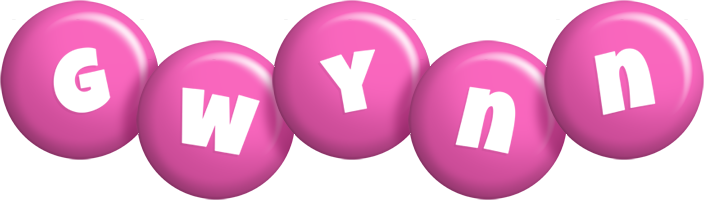Gwynn candy-pink logo
