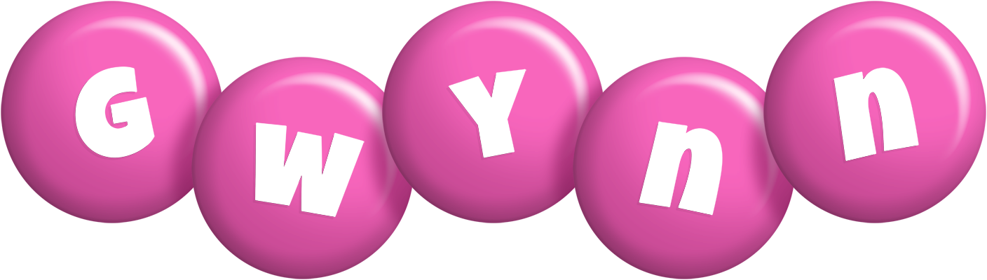 Gwynn candy-pink logo