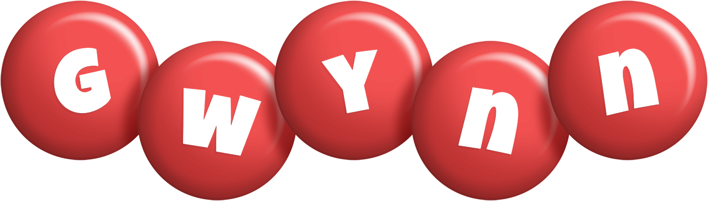 Gwynn candy-red logo