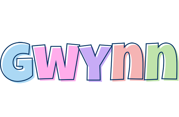 Gwynn pastel logo
