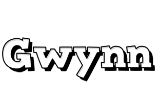 Gwynn snowing logo