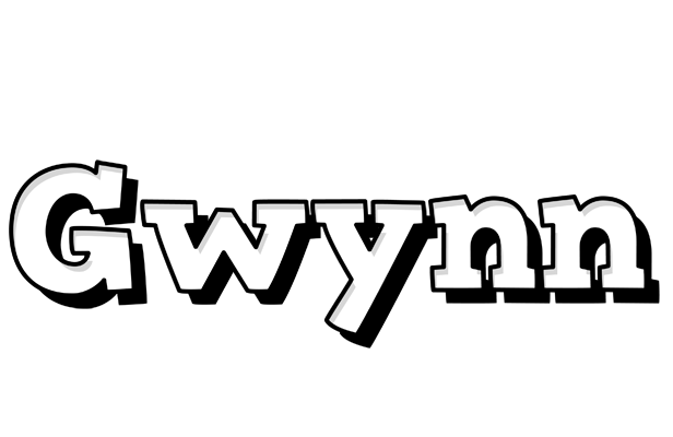 Gwynn snowing logo