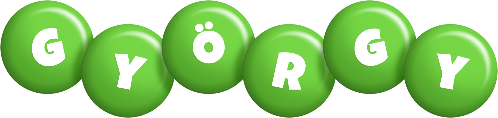 György candy-green logo