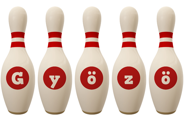 Gyözö bowling-pin logo