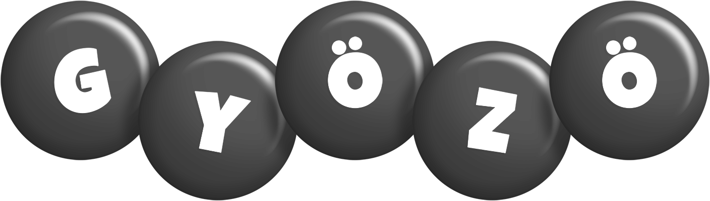Gyözö candy-black logo