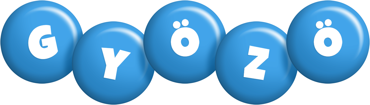 Gyözö candy-blue logo