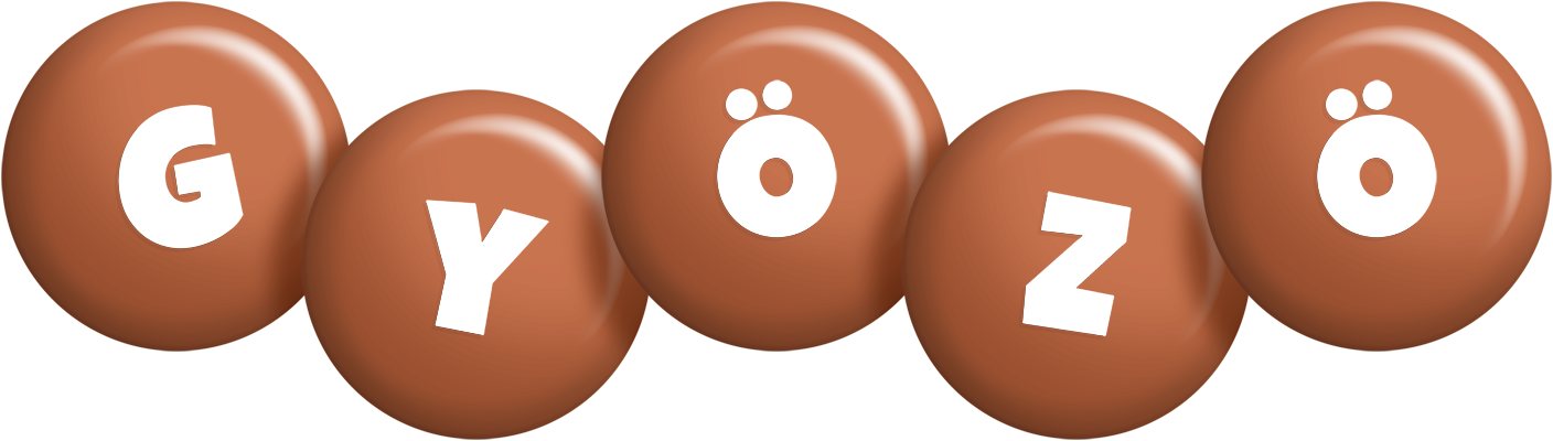 Gyözö candy-brown logo