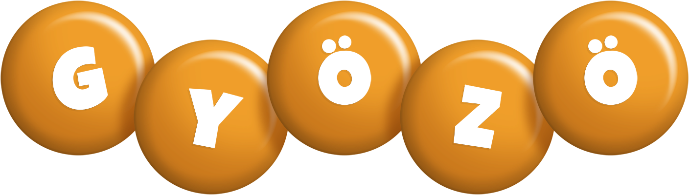 Gyözö candy-orange logo