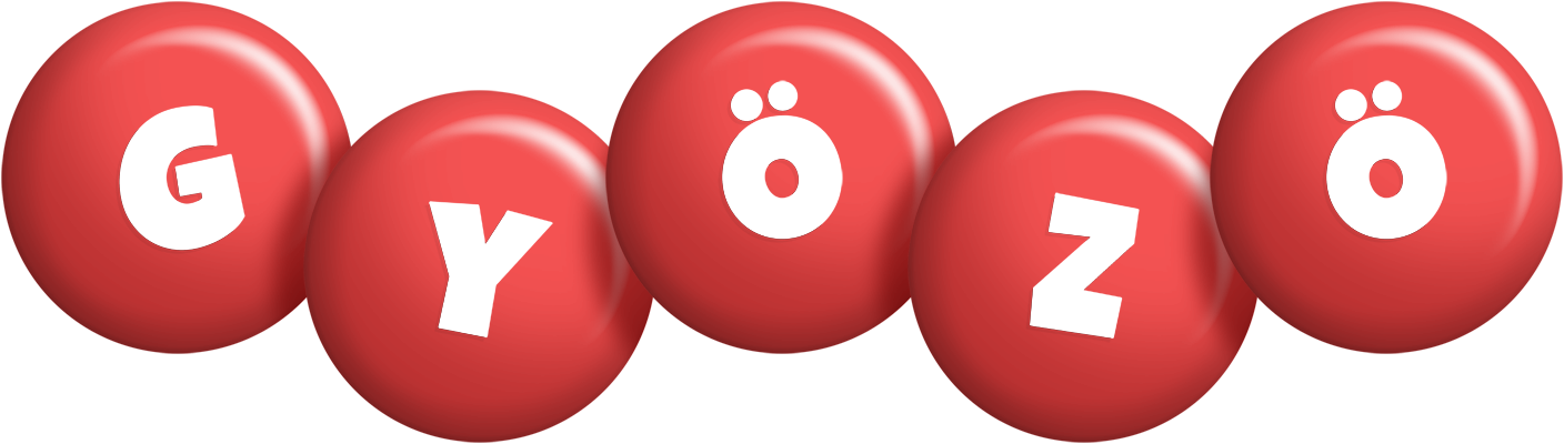 Gyözö candy-red logo