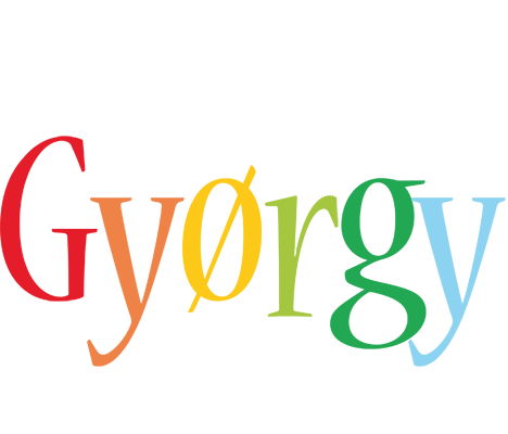 Gyørgy birthday logo