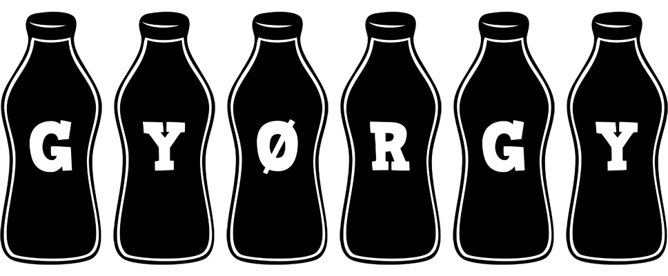 Gyørgy bottle logo