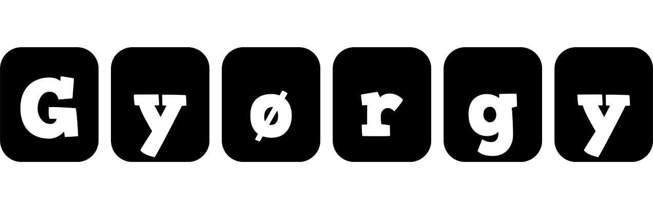 Gyørgy box logo