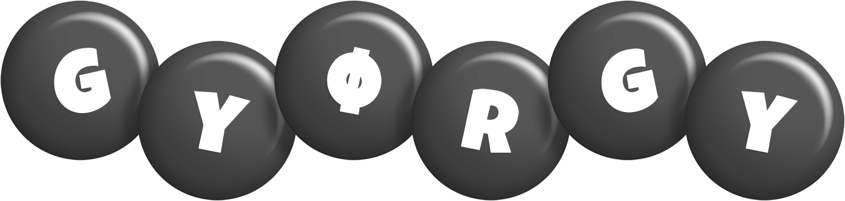 Gyørgy candy-black logo