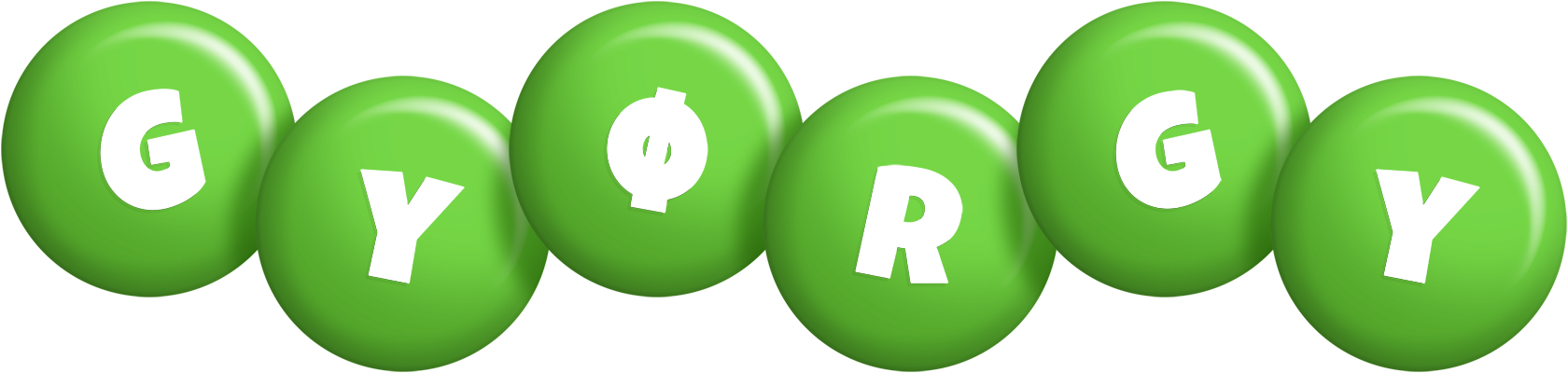 Gyørgy candy-green logo
