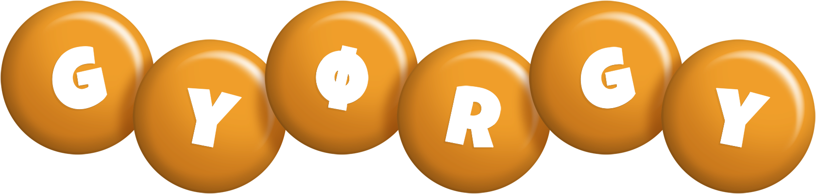Gyørgy candy-orange logo