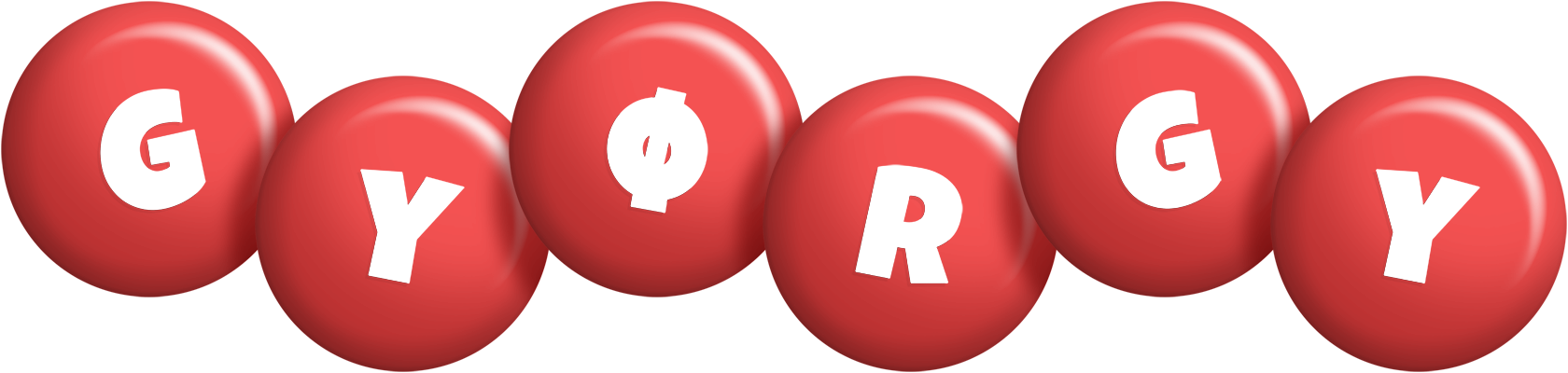 Gyørgy candy-red logo