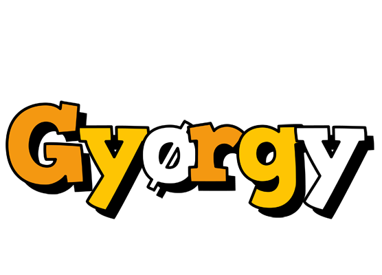 Gyørgy cartoon logo