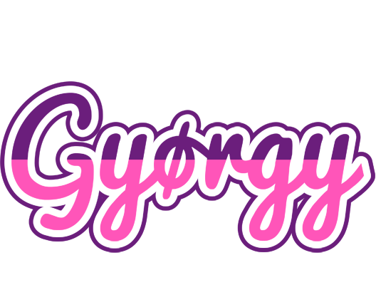 Gyørgy cheerful logo