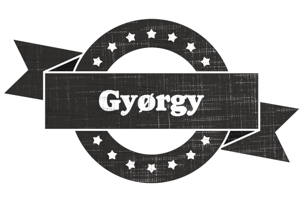 Gyørgy grunge logo