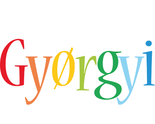 Gyørgyi birthday logo