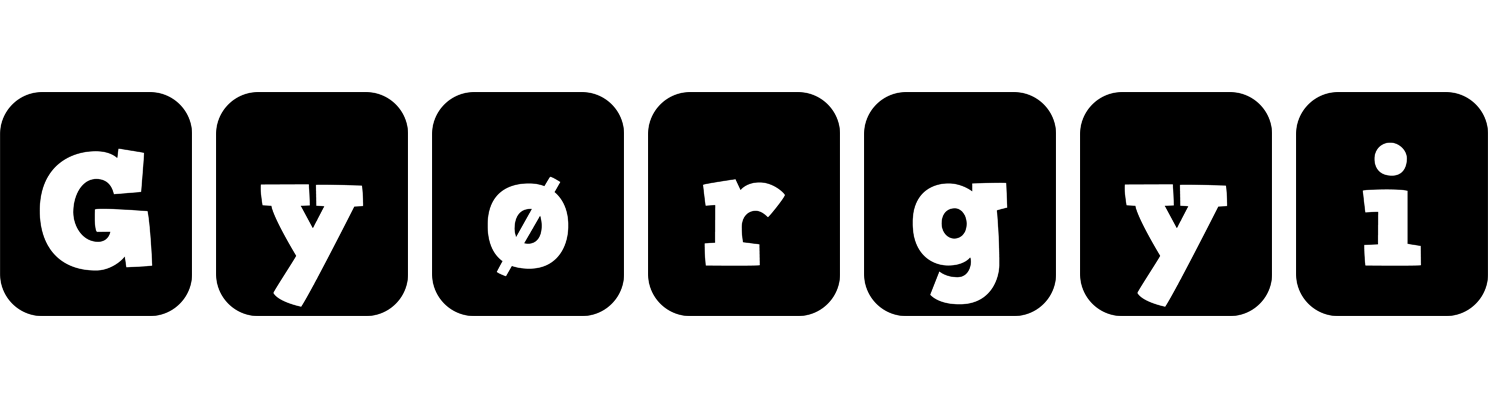 Gyørgyi box logo