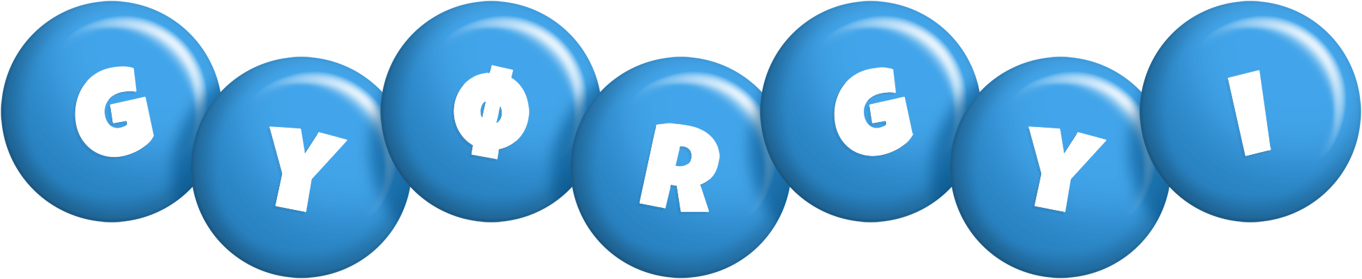 Gyørgyi candy-blue logo