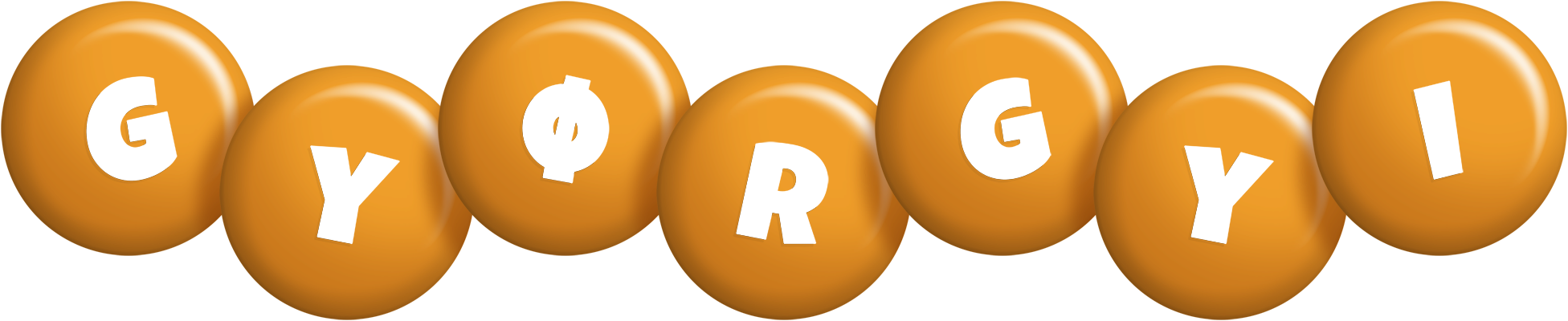 Gyørgyi candy-orange logo