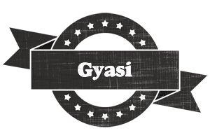 Gyasi grunge logo