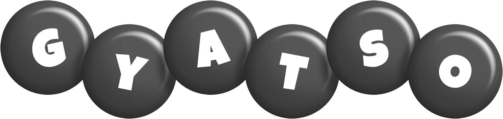 Gyatso candy-black logo