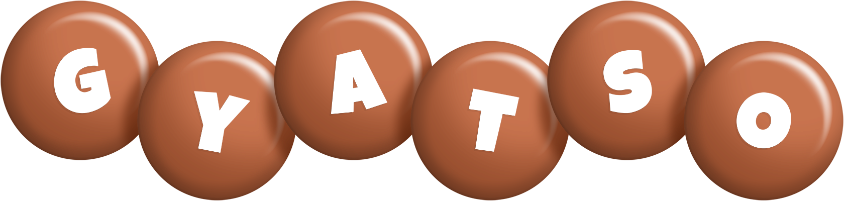 Gyatso candy-brown logo