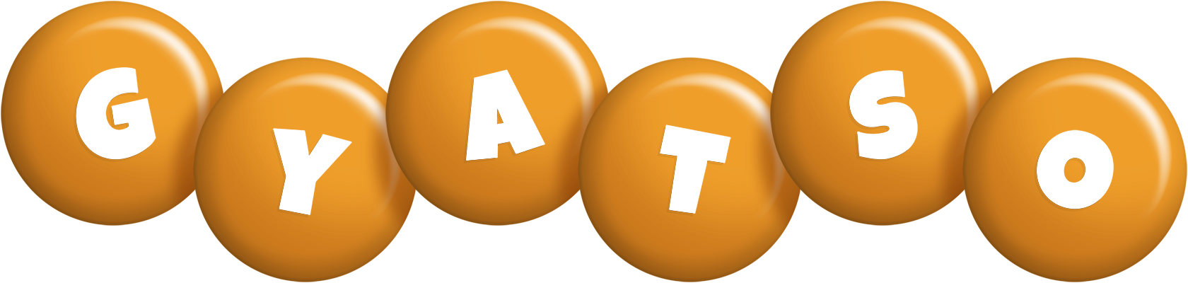 Gyatso candy-orange logo