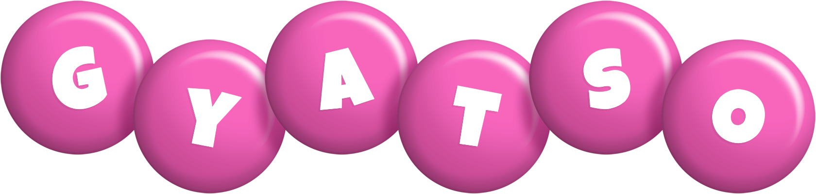 Gyatso candy-pink logo