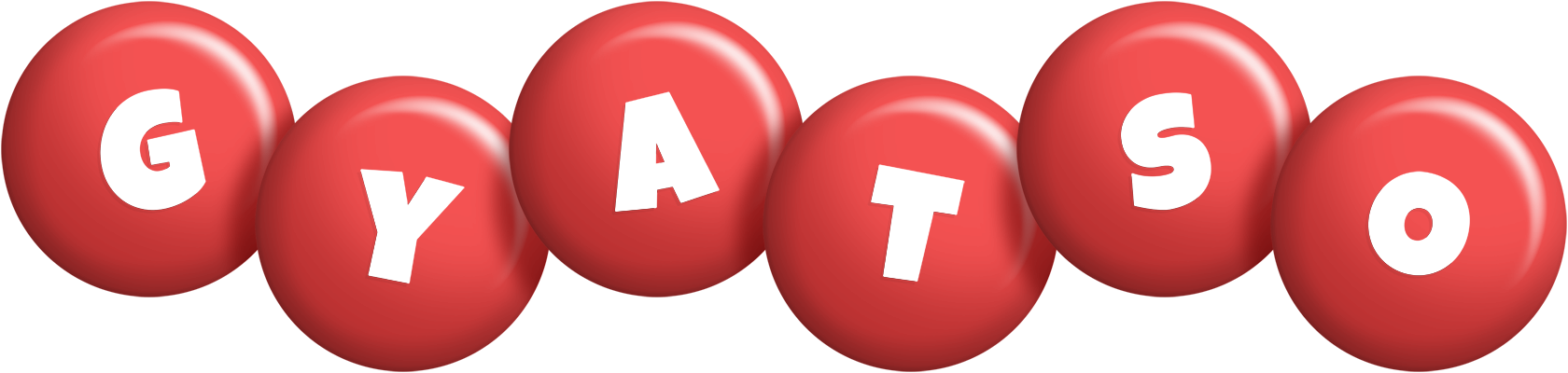 Gyatso candy-red logo