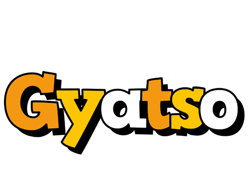 Gyatso cartoon logo