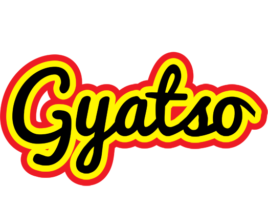 Gyatso flaming logo
