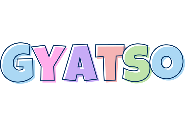 Gyatso pastel logo