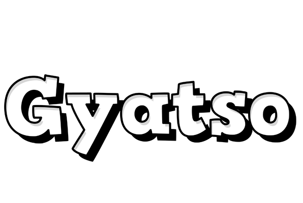 Gyatso snowing logo